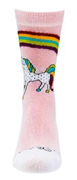 Preview: 6 Paar TippTexx 24 Kinder ABS Stoppersocken Einhorn